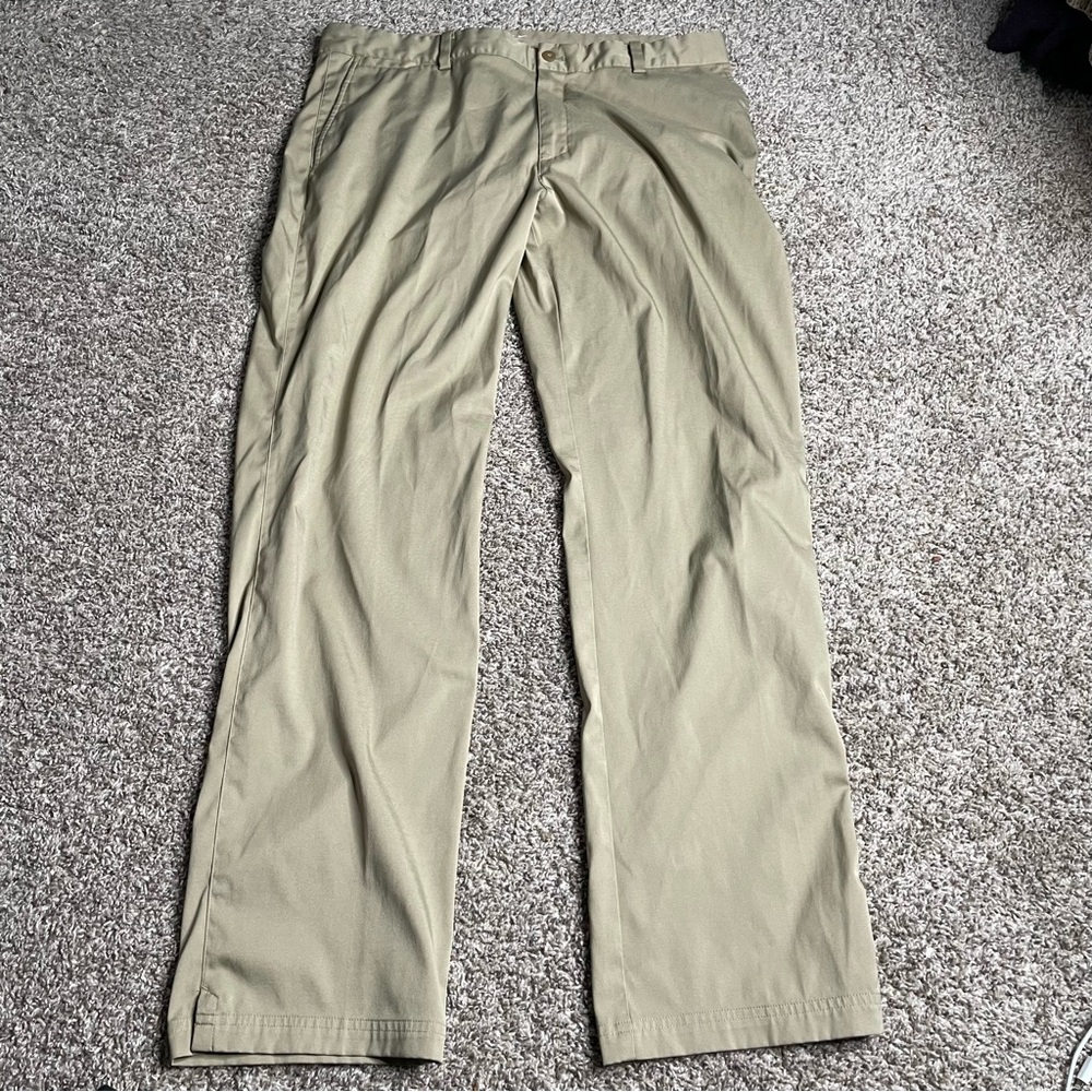 Nike Pants Mens 38x32 Gray Dri Fit Golf Pockets Casual Preppy Chino Performance